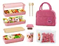 Kit De Lonchera Tipo Bento Con Compartimientos Para Comida - Miniatura 6