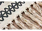 Alfombra Minimalista Estampada Boho Tejida A Mano Con Borlas - Miniatura 4