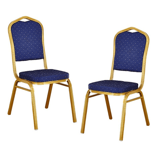 Pack2 sillas comedor lisa madera blanca 425x940x510 mm