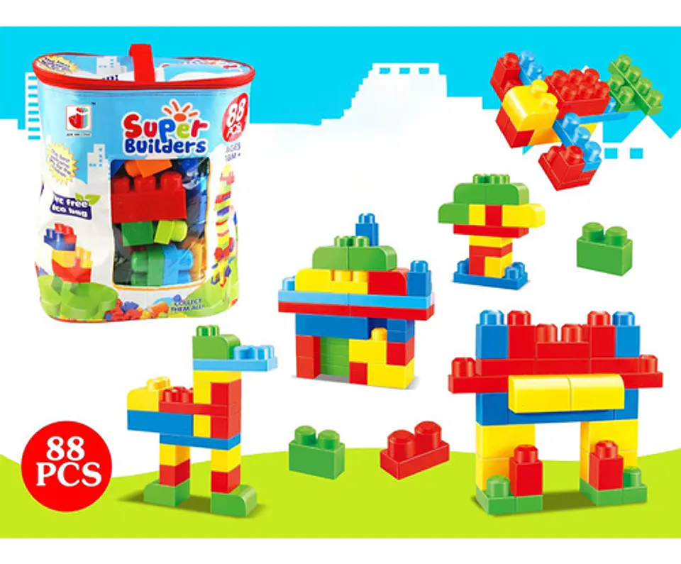 Bloks Juego De Construcción Multicolor 88 Piezas Deluxe 1