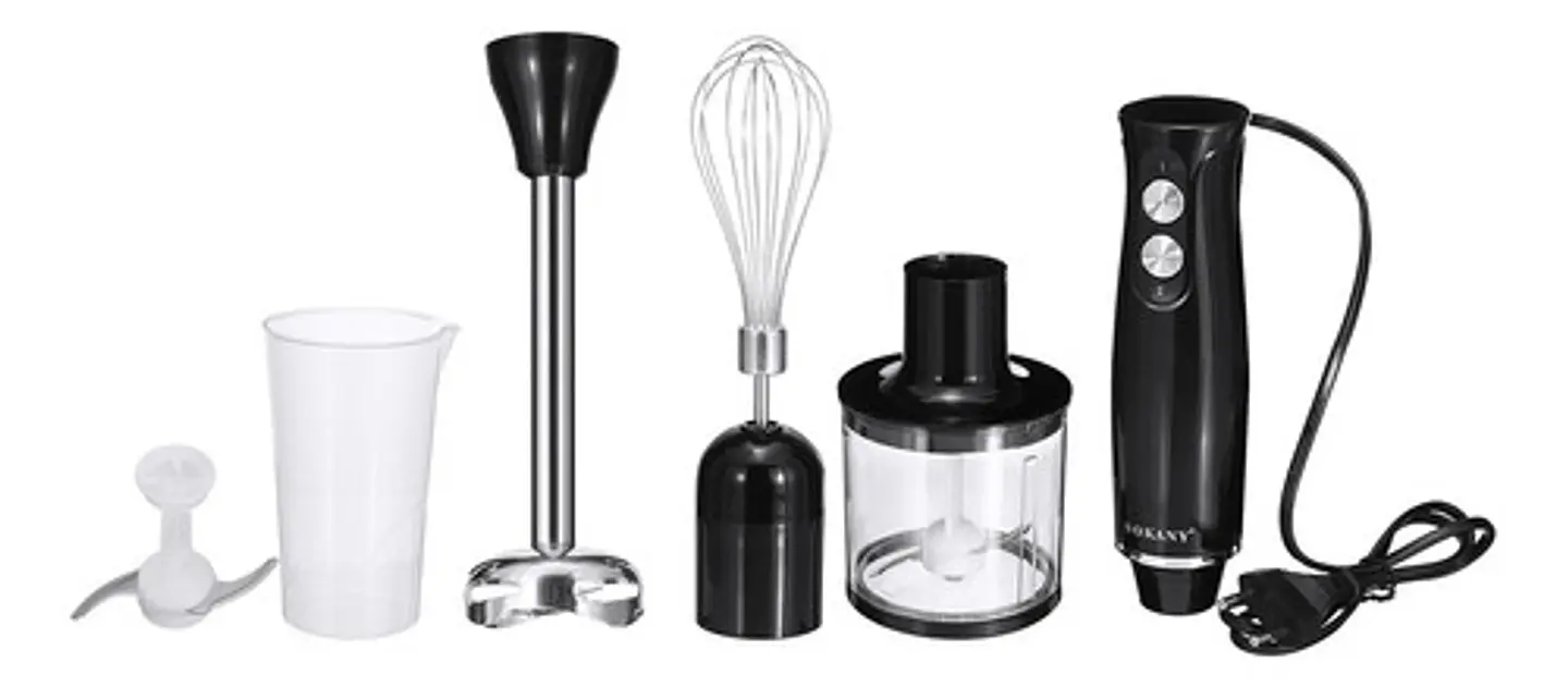 Batidora De Mano 4 En 1 Con Cuchillas Extraibles 500w 2