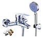 Kit Mezclador Monomando Grifo Y Ducha Para Baño - Miniatura 1