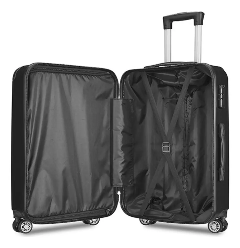 Set De 3 Maletas De Viaje Equipaje Resistente Con Cerradura 9