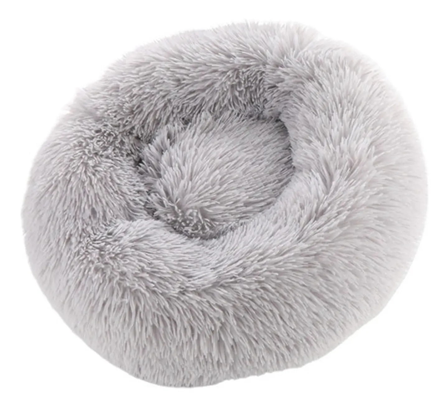 Cama Nido De Felpa Para Mascotas Con Forma De Rosca 50cm 2