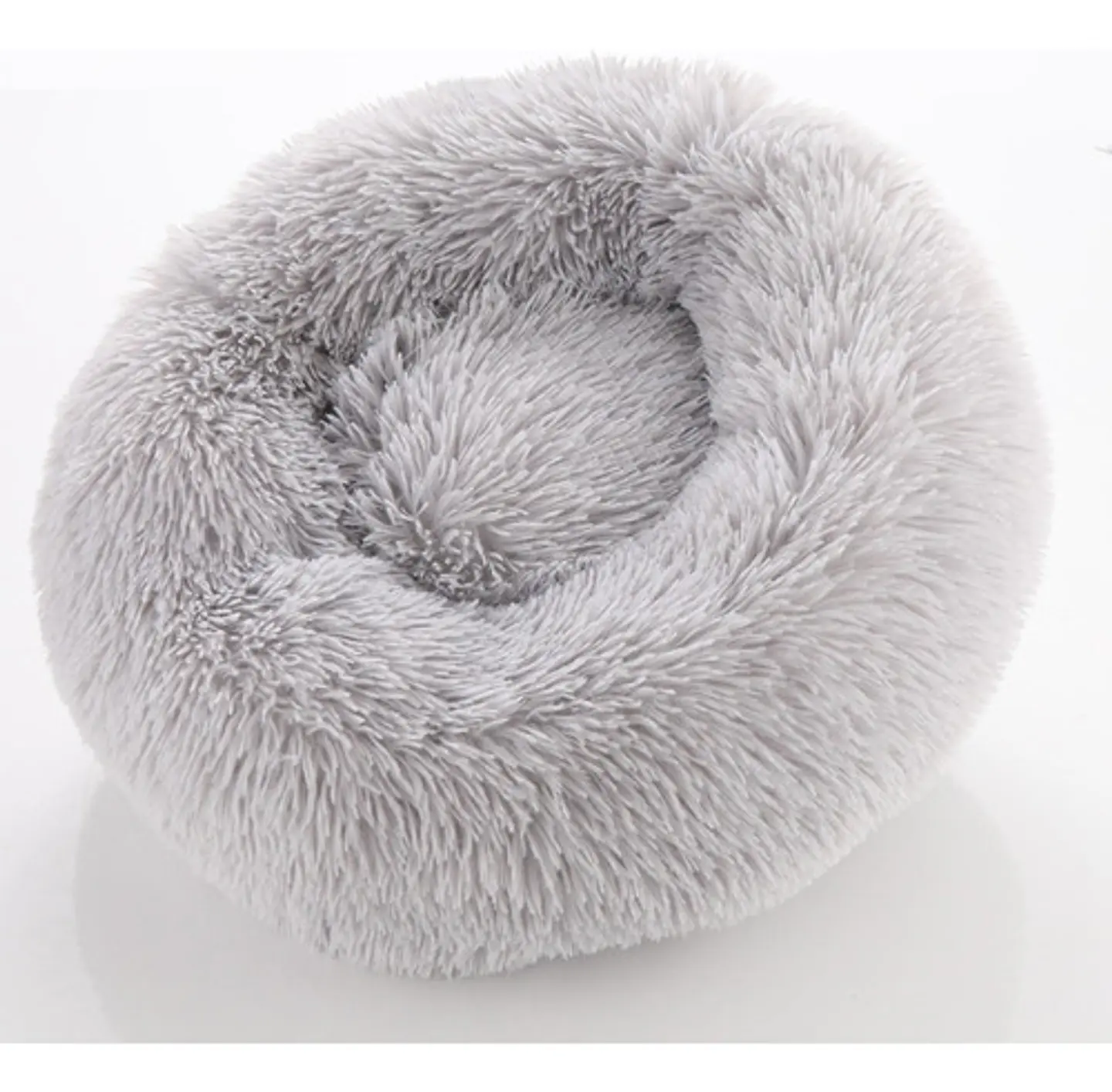 Cama Nido De Felpa Para Mascotas Con Forma De Rosca 50cm 3