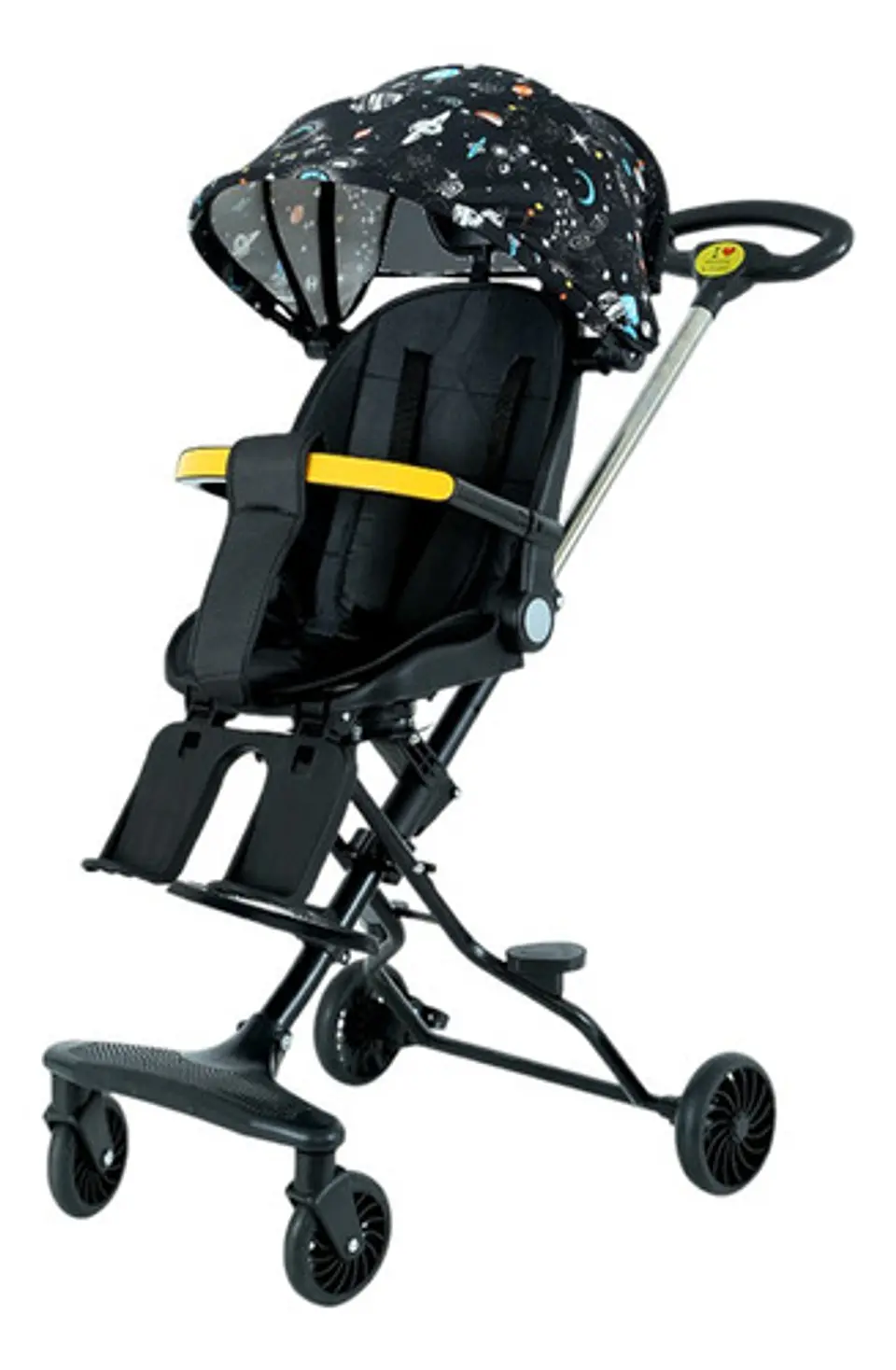 Coche De Bebé Bidireccional Plegable Ligero Con Cubierta 1
