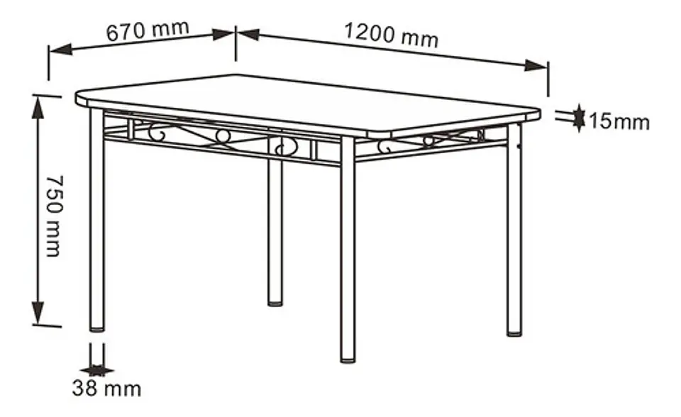 Juego De Comedor Marmol Con 4 Sillas Moderna 120cm X 67cm 7