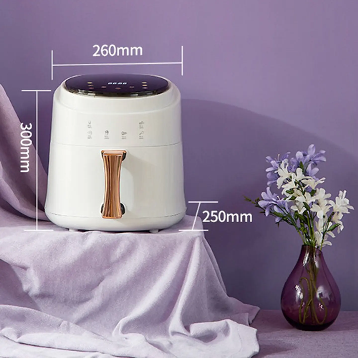 Freidora De Aire Eléctrica Inteligente De 8l Air Fryer 3