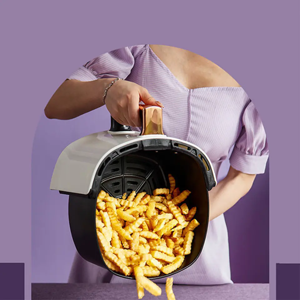 Freidora De Aire Eléctrica Inteligente De 8l Air Fryer 4