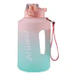 Botella De Agua Gradiente 2300ml Deportiva Fitness Unisex - Miniatura 8