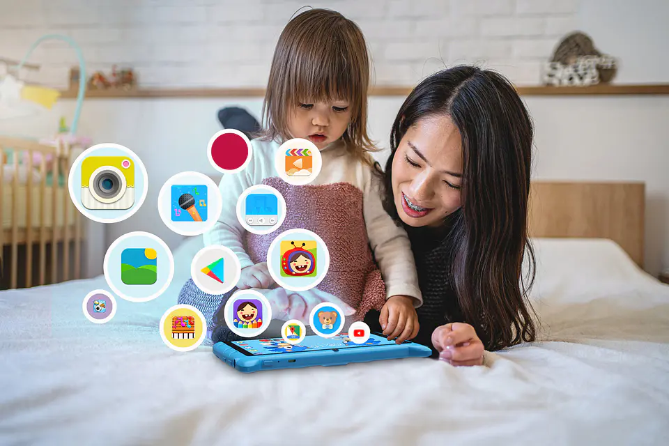 Tablet Inteligente Infantil Sonic 7 Pulgadas 16GB ROM 8