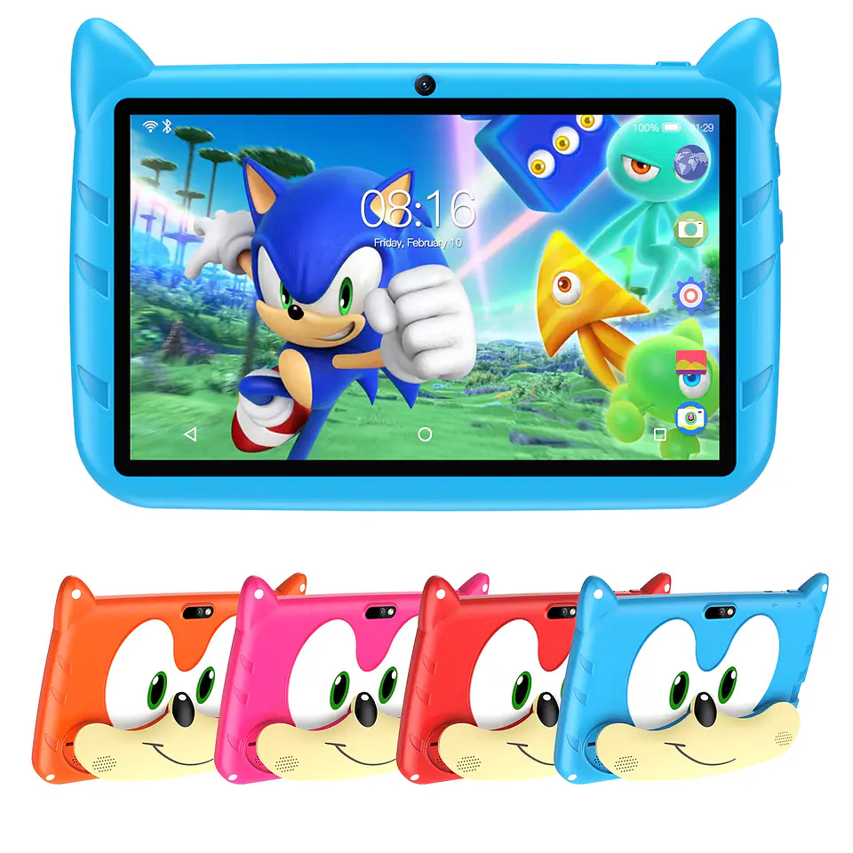 Tablet Inteligente Infantil Sonic 7 Pulgadas 16GB ROM 10