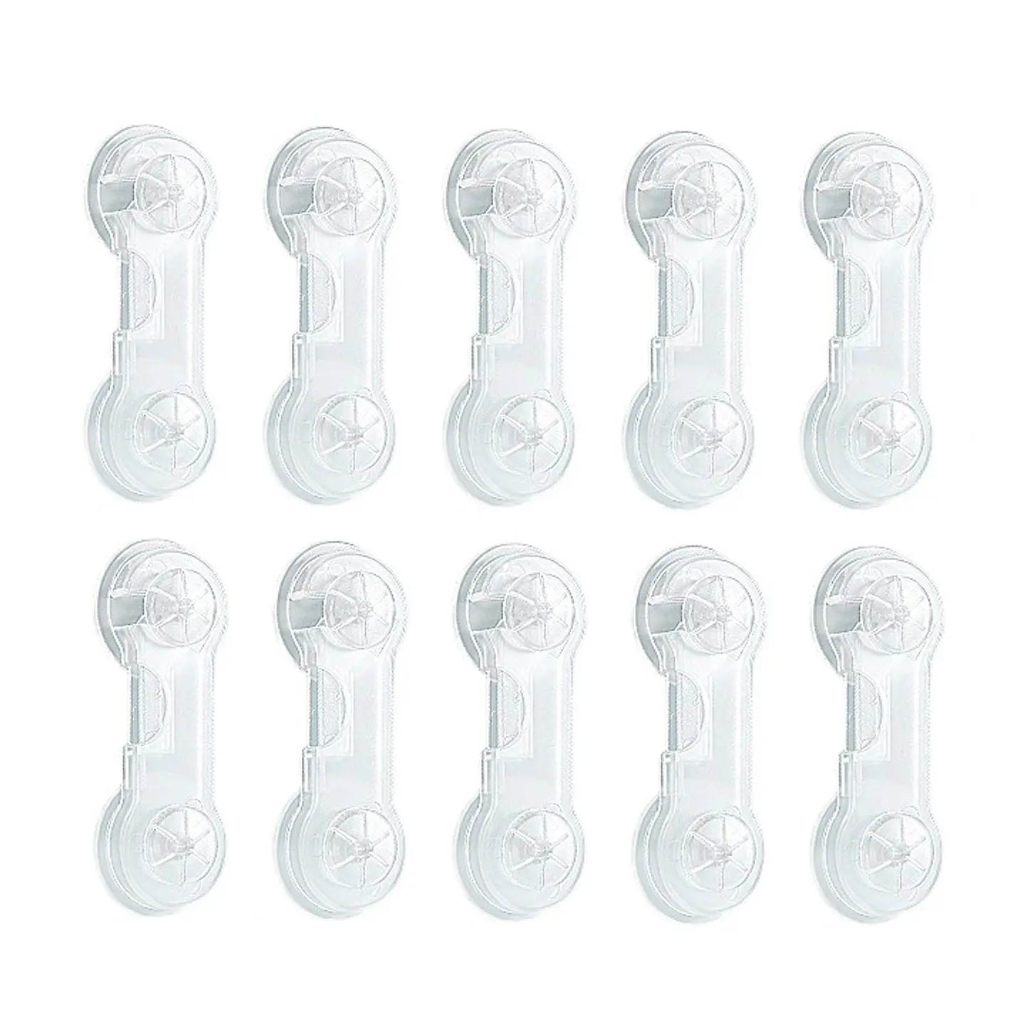 Pack 10 Cerraduras De Seguridad Transparente Para Niños 1