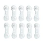 Pack 10 Cerraduras De Seguridad Transparente Para Niños - Miniatura 1