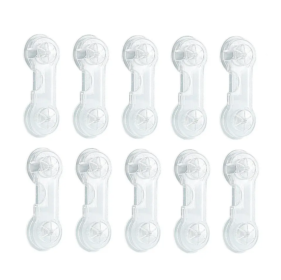 Pack 10 Cerraduras De Seguridad Transparente Para Niños 1