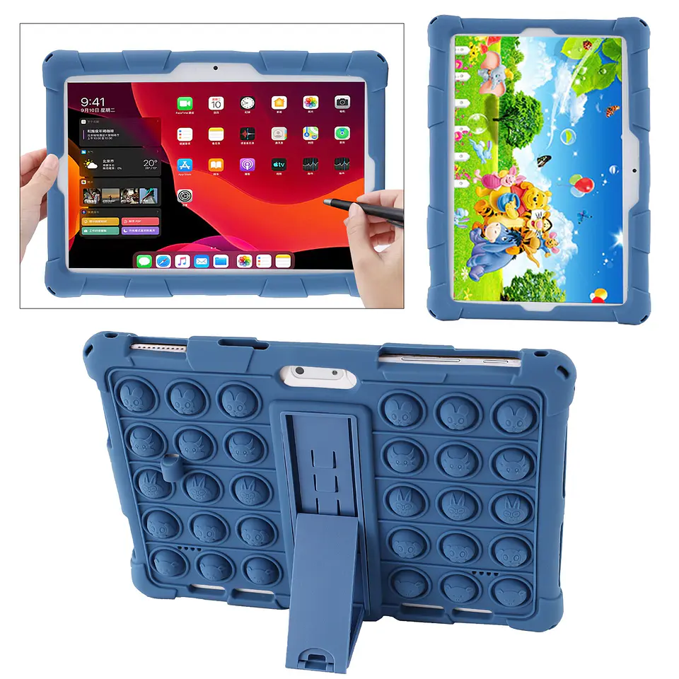 Funda Protectora Pop it para Tablet 10 Pulgadas Con Cordón 8