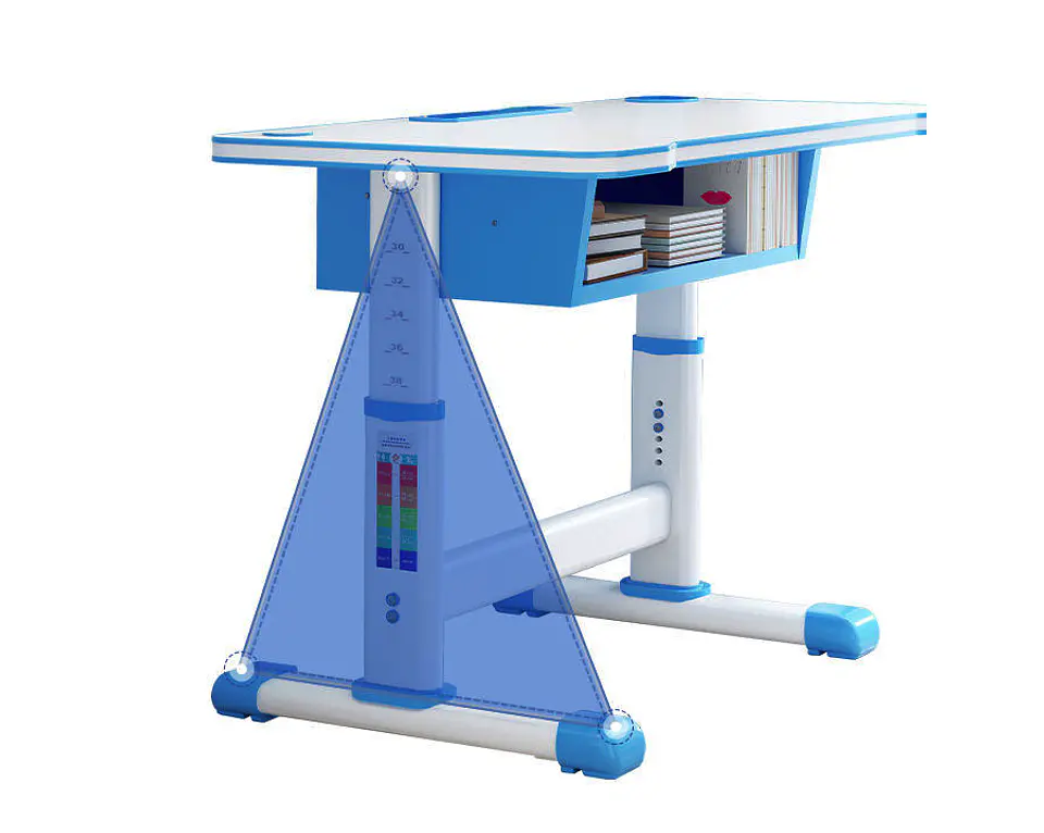 Juego De Mesa Y Silla Para Niños, Escritorio Ajustable 3