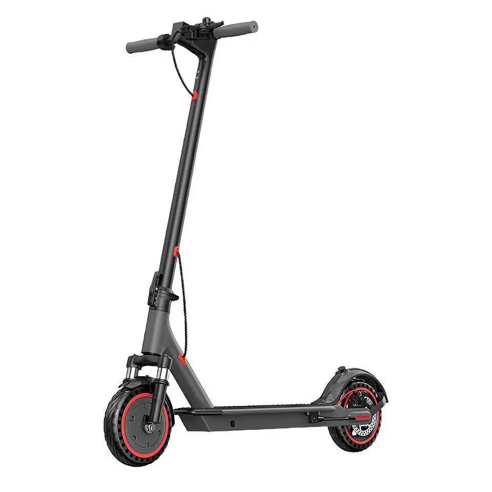 Scooter Eléctrico Plegable, Llanta Antipinchazos 10 pulgadas 1