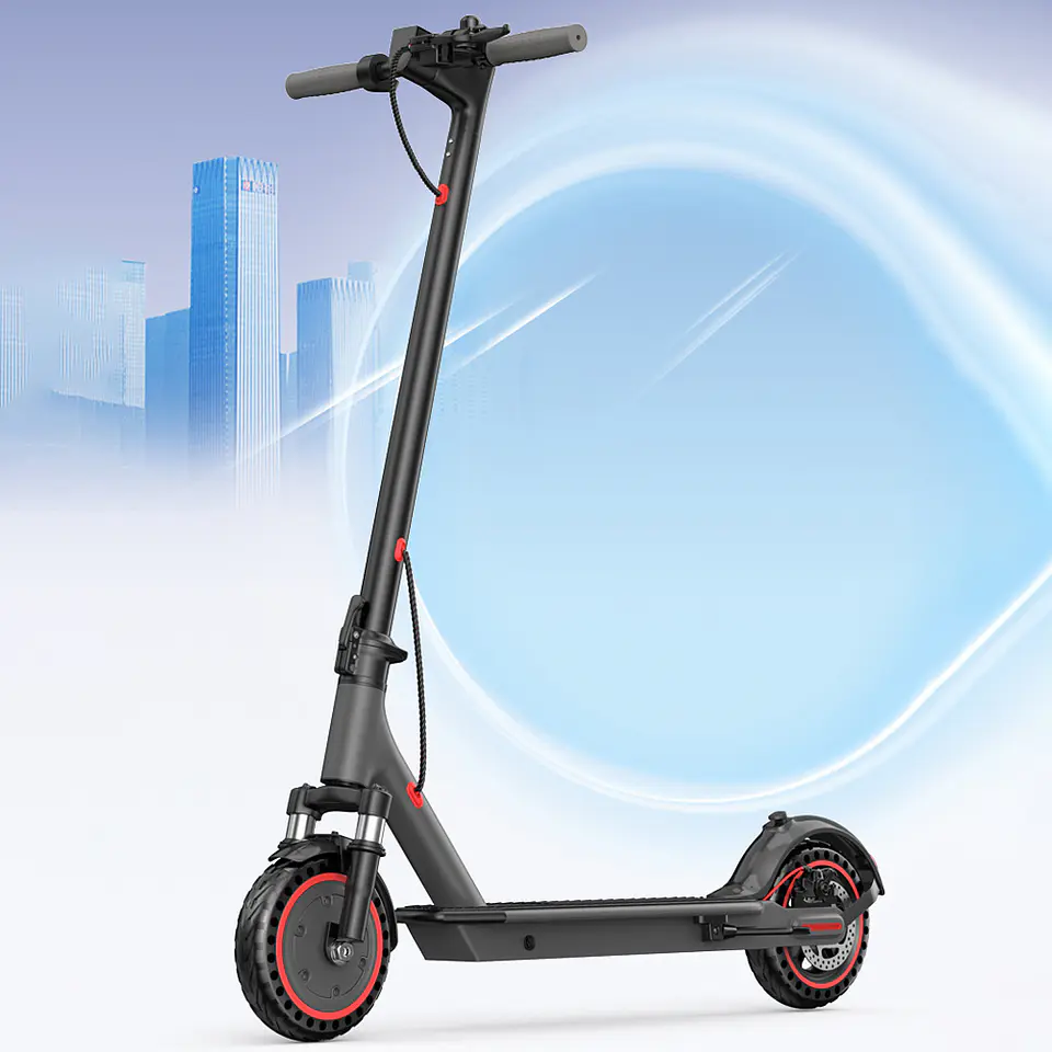 Scooter Eléctrico Plegable, Llanta Antipinchazos 10 pulgadas 6