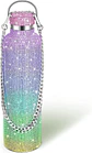Termo Botella Diseño Diamantes 500ml Portatil Termica - Miniatura 10