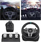 Volante Palanca Y Pedales Videojuegos Pxn V9 Ps4 Xbox PC - Miniatura 5