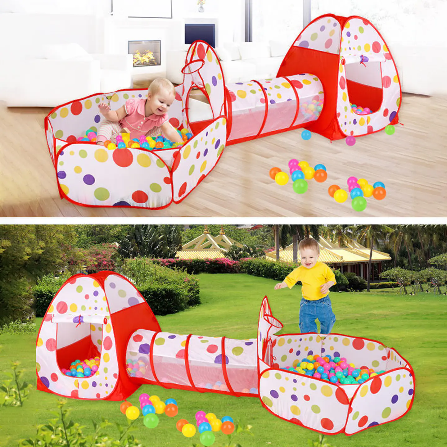 Miniparque Infantil, Túnel de Gateo y Piscina de Pelotas 4