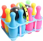 Juego de Bowling de Plástico para niños 10 Pines + 2 Pelotas - Miniatura 1