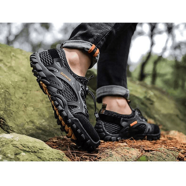 Zapatillas, zapatos y botas antideslizantes para caminar (y