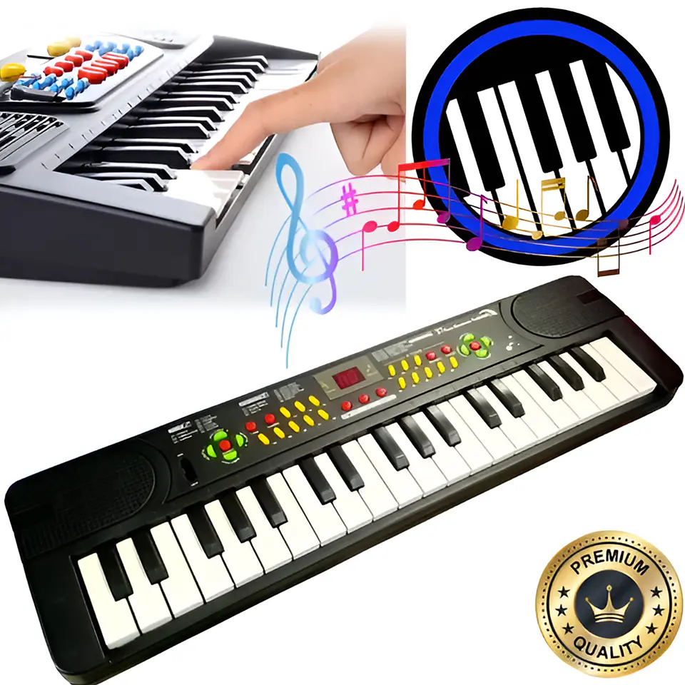 Piano Electrónico 37 Teclas Con Microfono Teclado Musical 3