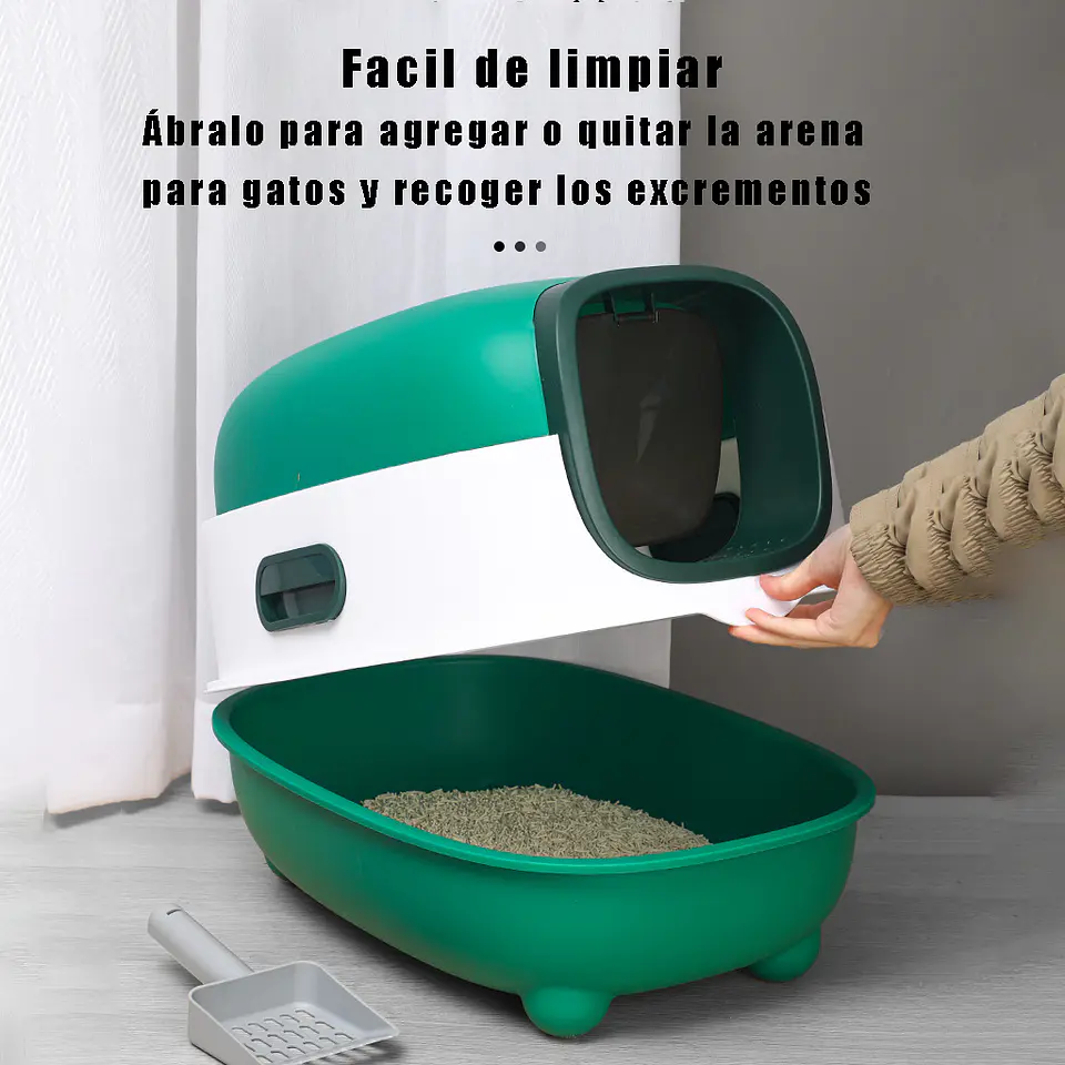 Caja de Arena Plegable Completa Para Gato 2