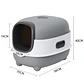 Caja de Arena Plegable Completa Para Gato - Miniatura 3