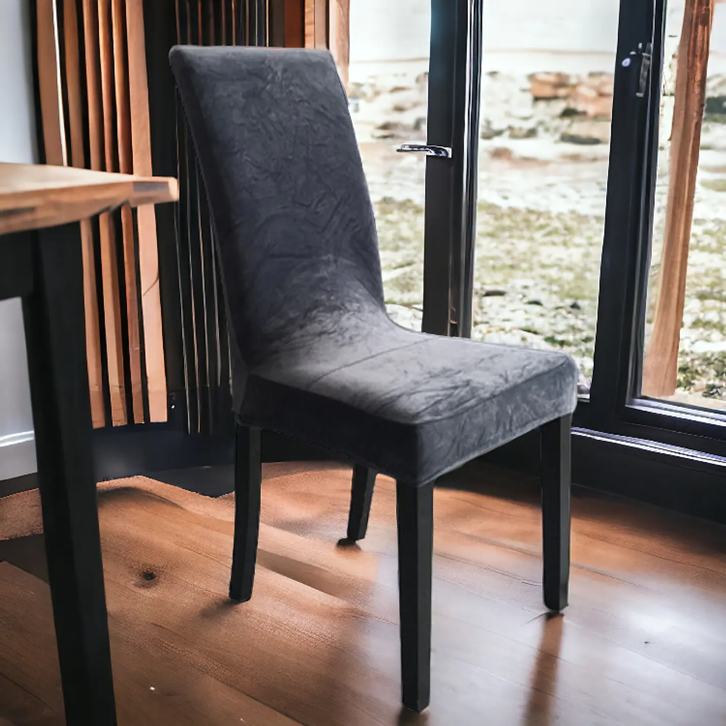 6 Fundas Cubre Sillas Spandex Protector Lavable Extraible 3