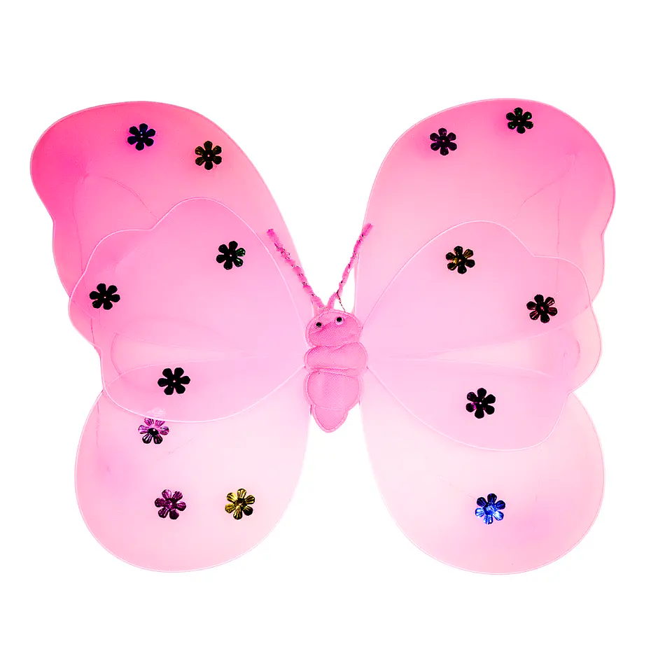 Disfraz De Mariposa Con Alas de Hada con Luces 4 piezas 5