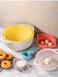 Juego De 8 Tazones Anidados Con Tazas Medidoras Multifuncion - Miniatura 6