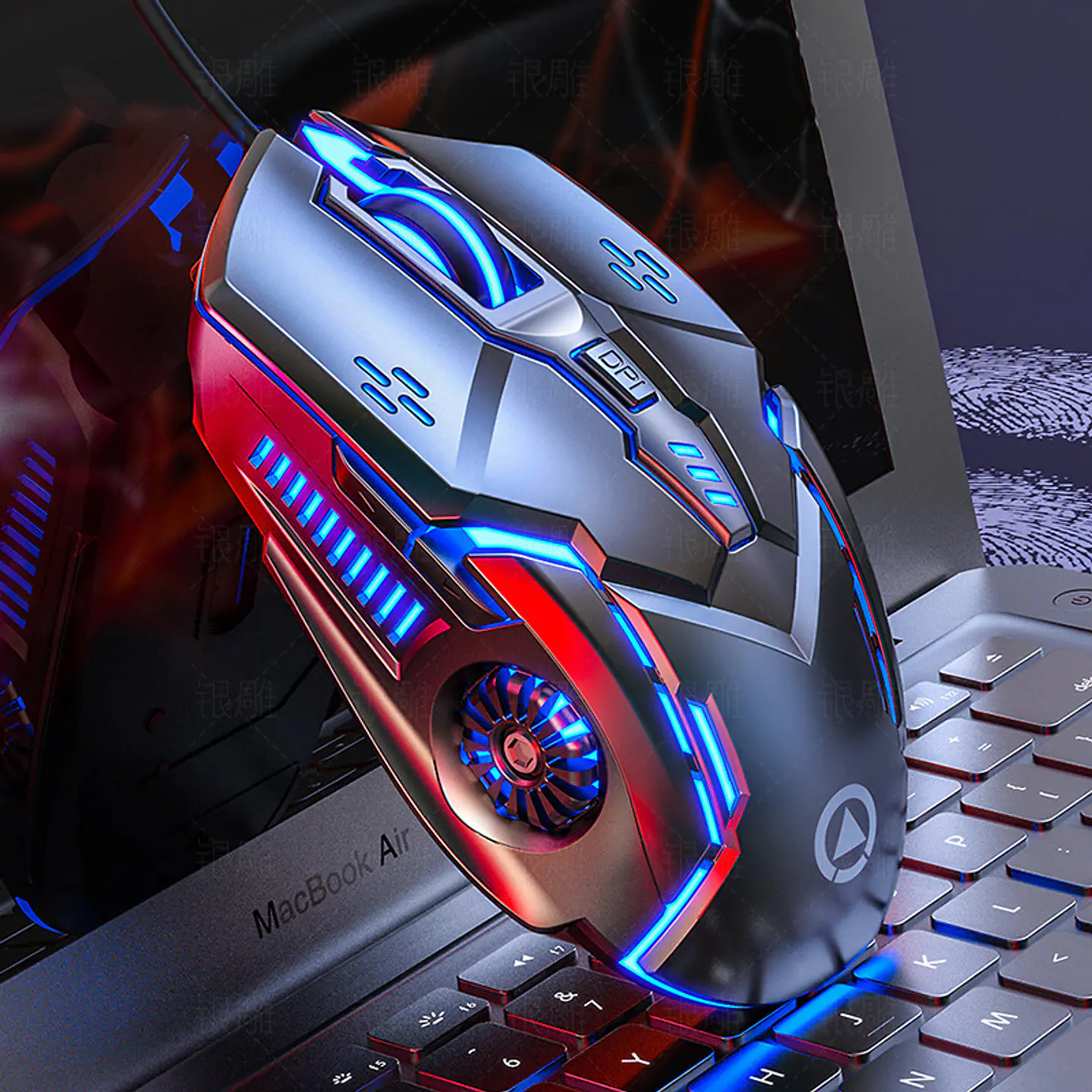Mouse Gamer Raton 6D Ergonómico USB Optico Para Juegos 3