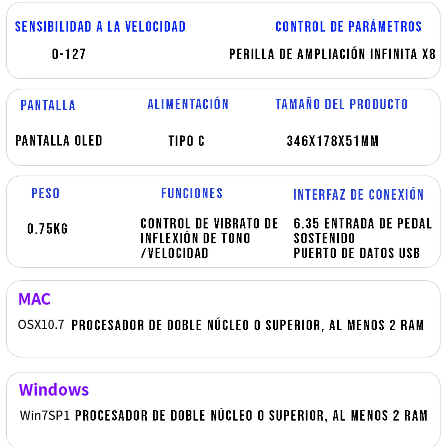 Teclado Midi 25 Teclas Controlador Musical Piano USB Crusec 3