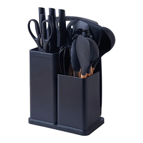 Juego Utensilios 19 Piezas Silicona Antiadherente de Cocina