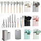 Juego Utensilios 19 Piezas Silicona Antiadherente de Cocina - Miniatura 9