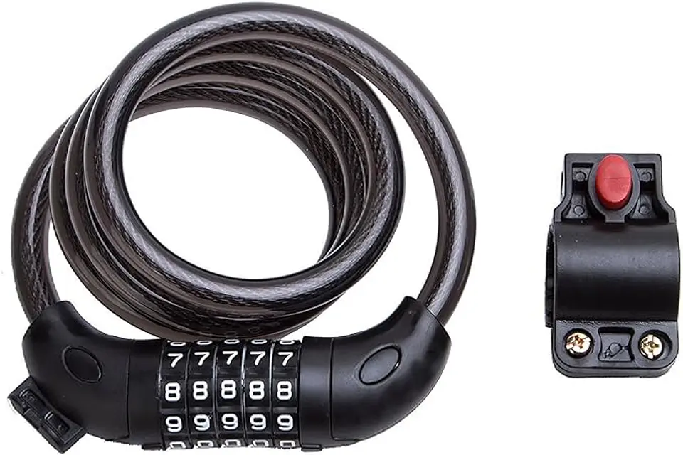 Candado Bicicleta Clave Seguridad De Bloqueo Antirrobo 120cm 1
