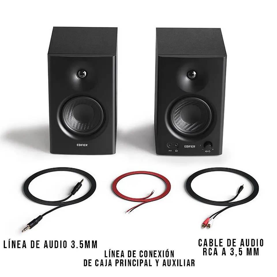 Parlante Dual Edifier Mr4 Monitor Estudio Trs Altavoz 6