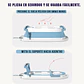 Bañera Plegable Temperatura Tina De Baño Portatil para Bebes - Miniatura 4