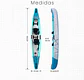 Kayak Doble Inflable Canoa + Kit Multiuso - Miniatura 4