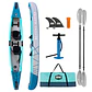 Kayak Doble Inflable Canoa + Kit Multiuso - Miniatura 1