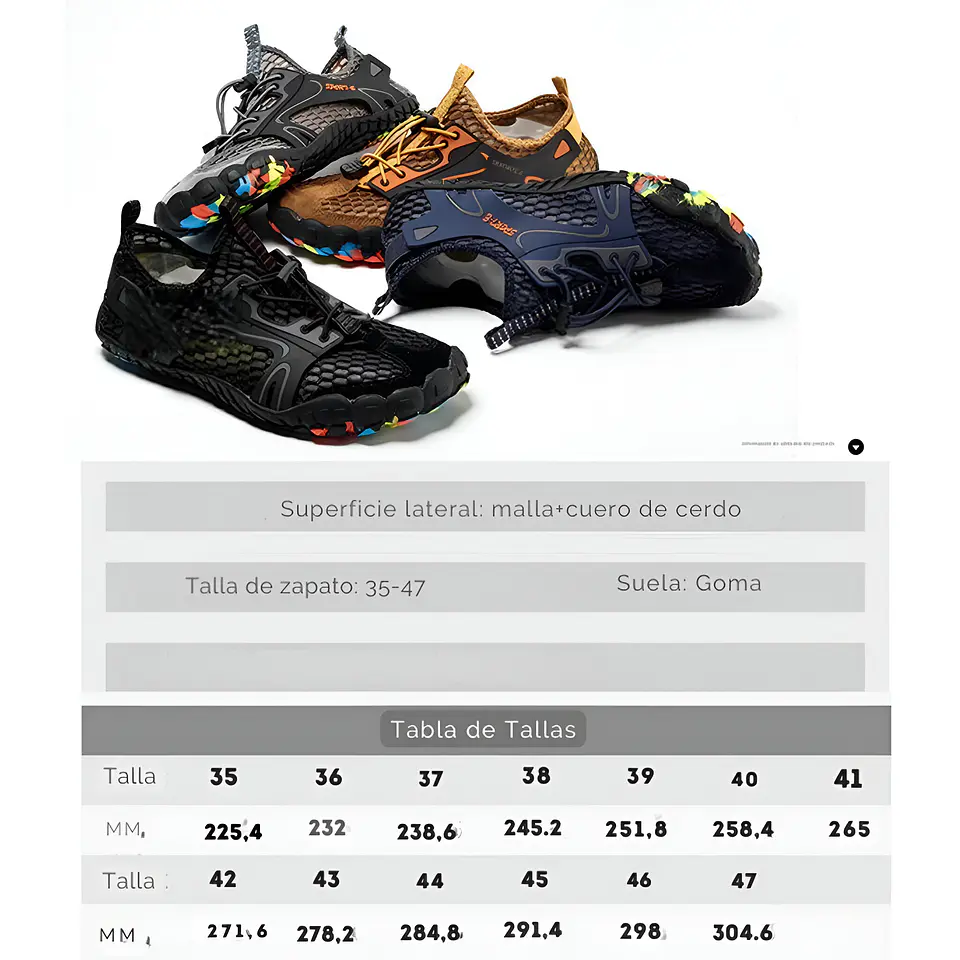 Zapatilla Zapato Senderismo Deportivo Trekking Vadeo 2