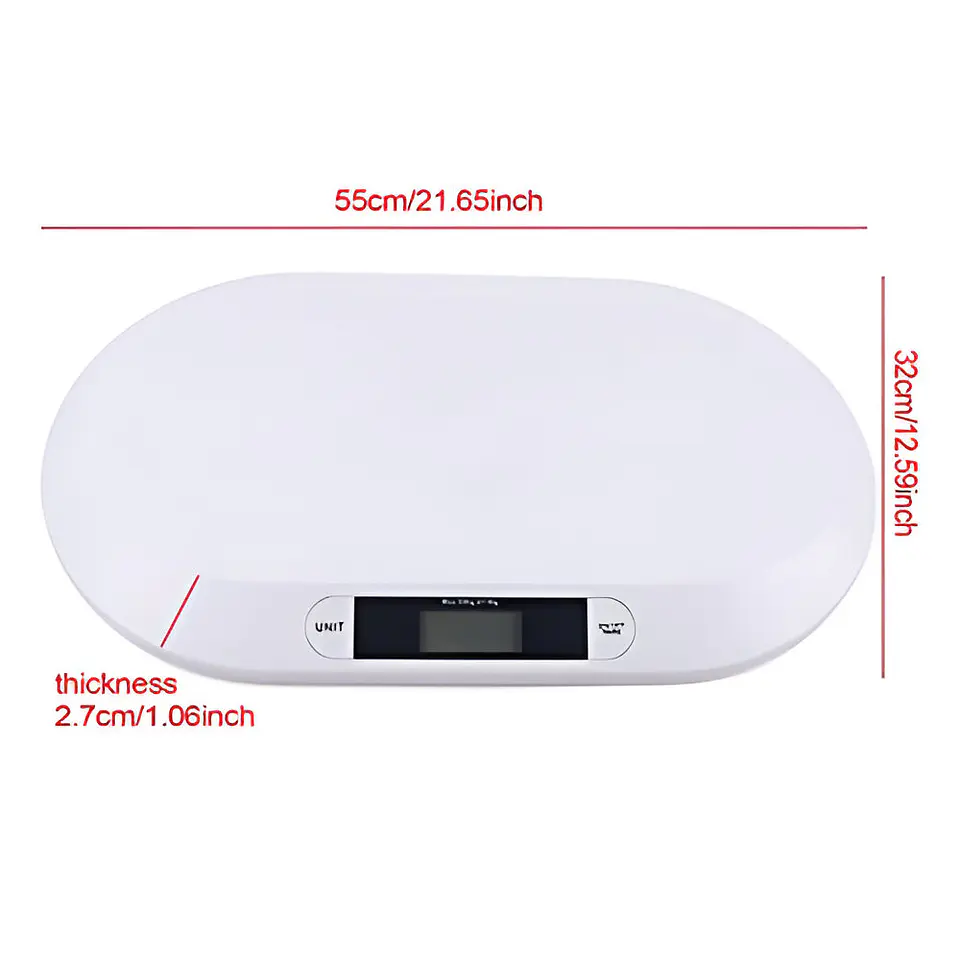 Balanza Electrónica Para bebes, Báscula Digital 20kg 4