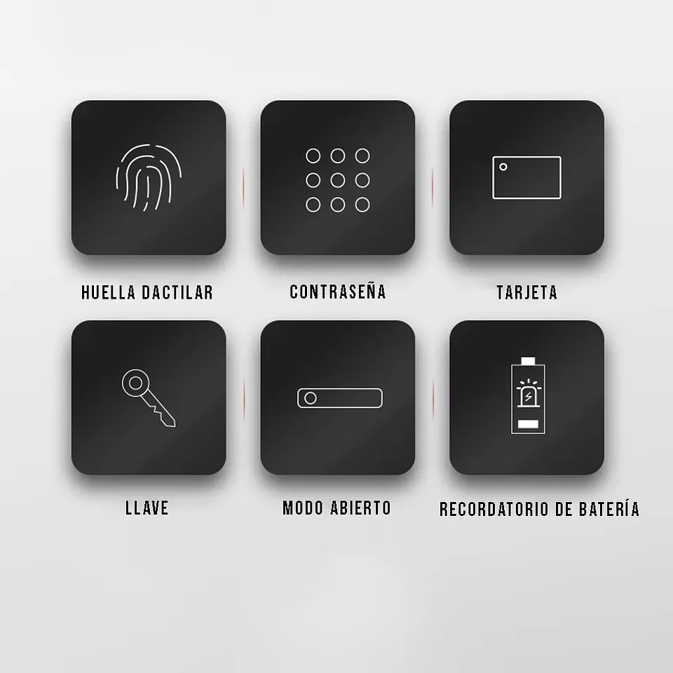 Cerradura Inteligente Con Huella Digital Electrónica 4