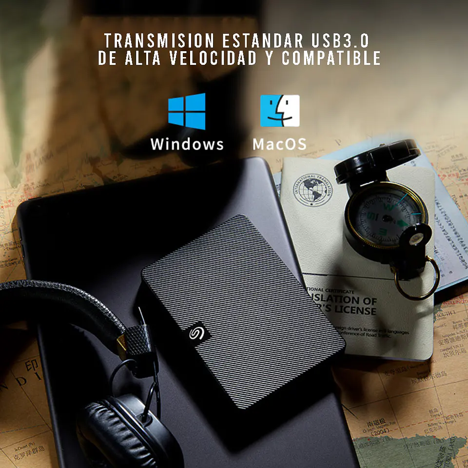 Disco Duro Portatil Seagate 1TB USB 3.0 PC 2