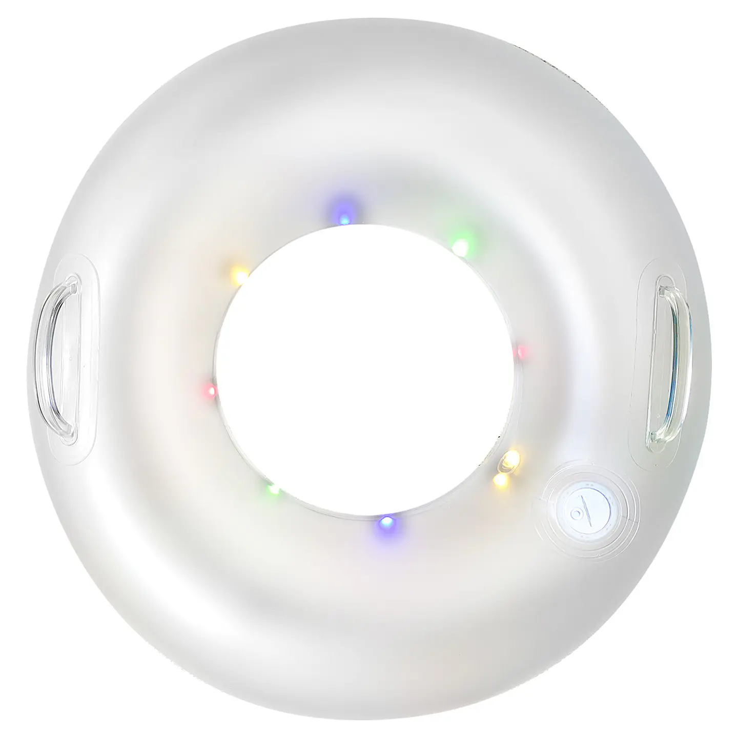 Flotador LED Multicolor Anillo con Asas De Natación 26*56 6