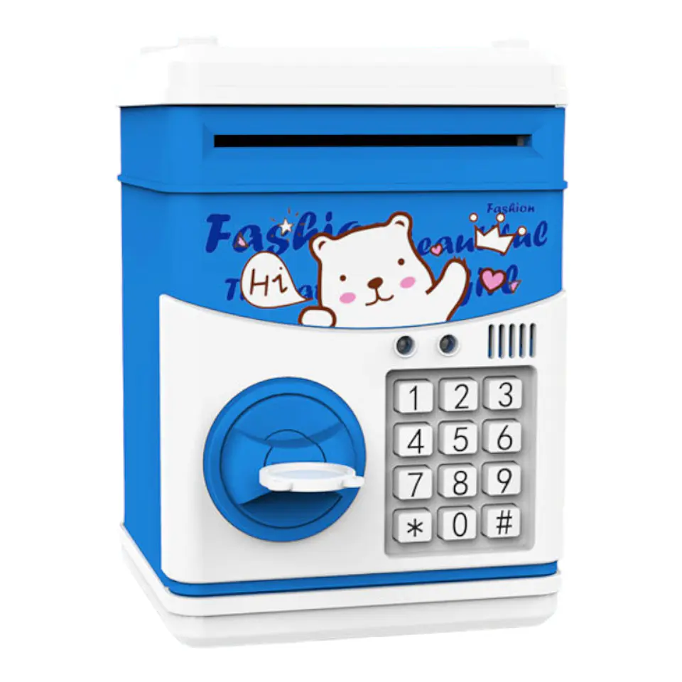 Alcancia Banco Cajero De Ahorros Caja Fuerte Musical Niños 1