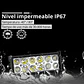 Barra Luz Led Focos Para Autos Y Camionetas Neblineros 120w - Miniatura 2